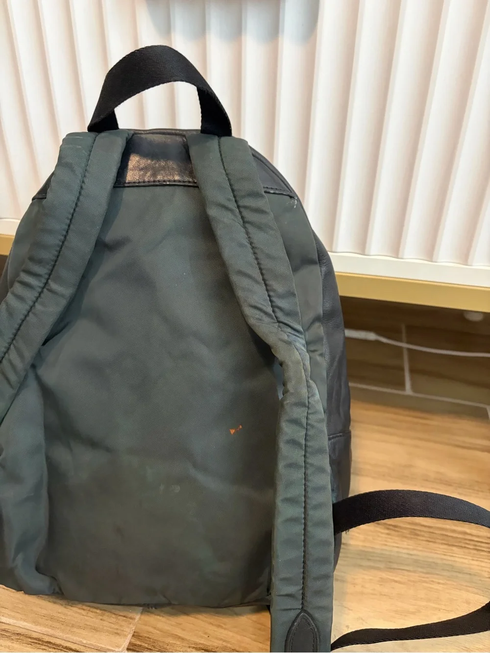 Coach Medium Charlie Backpack Signature Canvas Leather Brown Black F32200